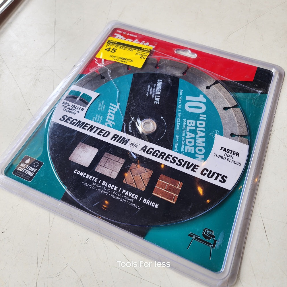 10 in. Segmented Rim Diamond Blade For General Purpose 10 in. Segmented Rim Diamond Blade For General Purpose